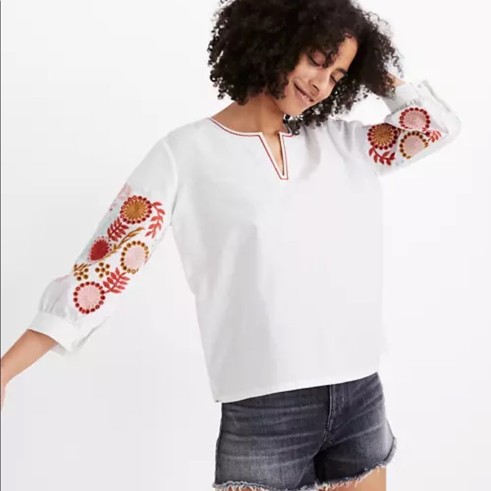 Embroidered blouse